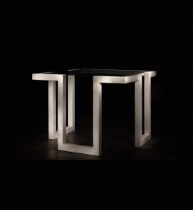 castile dining contemporary travertine marble table Diseño Contemporáneo Mármol Travertino