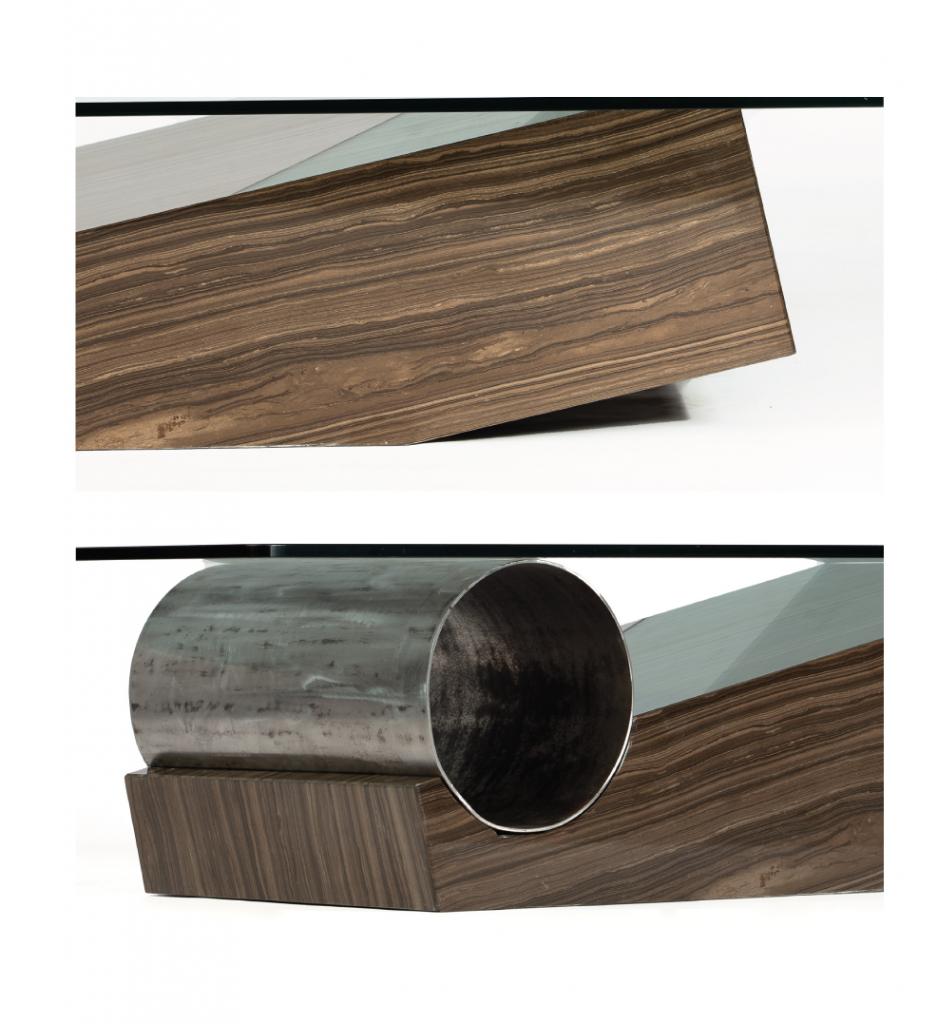 Medes Mesa Mármol Wengué