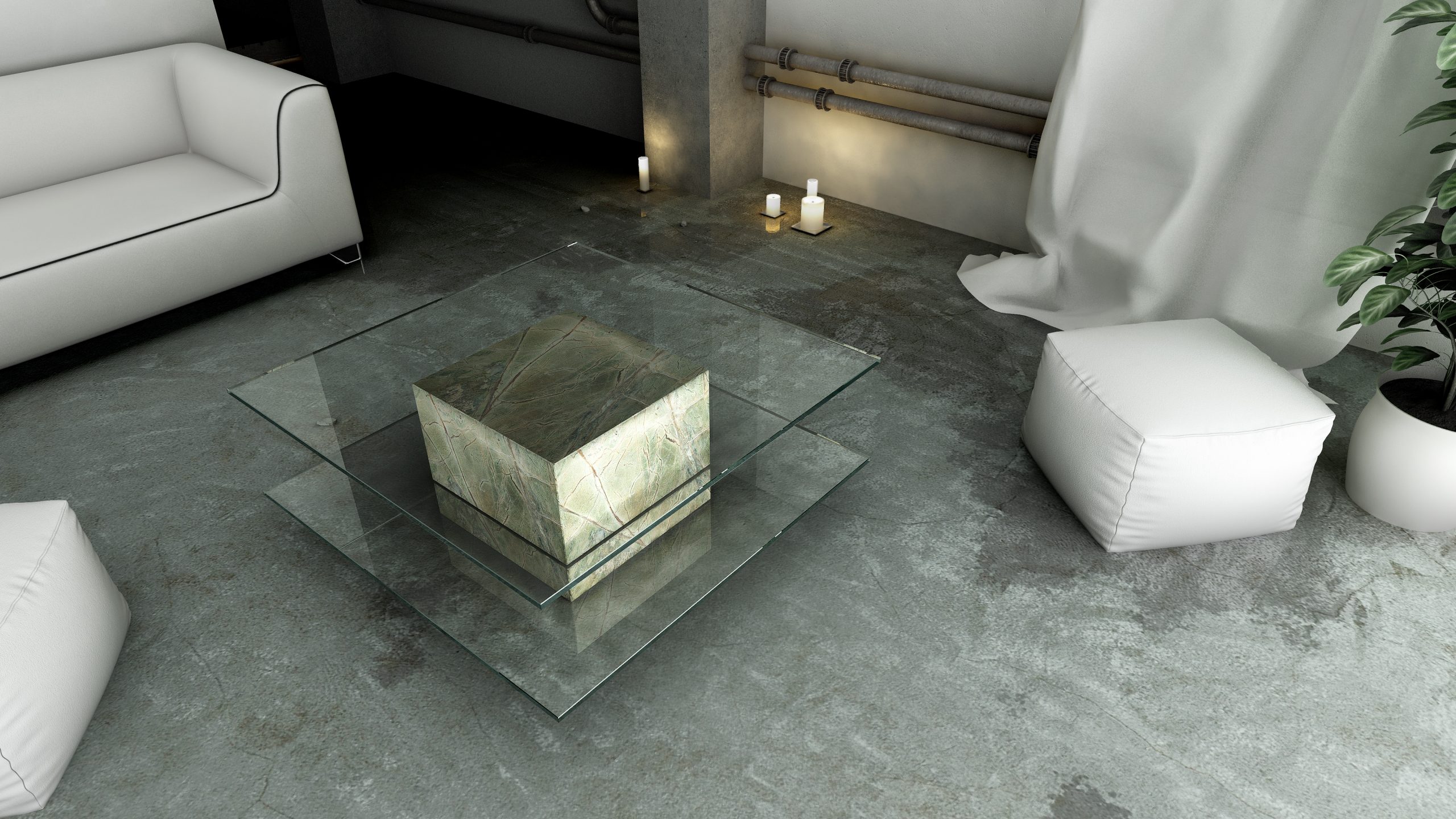 Contemporary Furniture Marble design table Mesa Moderna Mármol Cristal