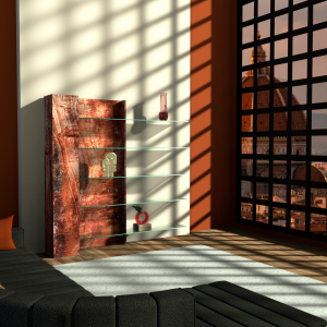 Estantería Diseño en Mármol Maya: Elegancia y Sofisticación por Joaquín Moll para The Side Meddel