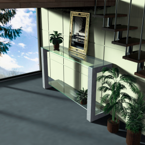 devon consola mármol cristal diseño Joaquín Moll