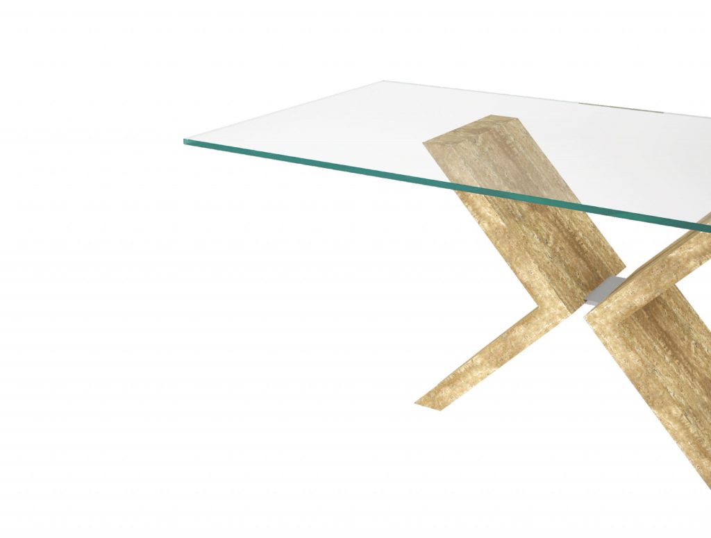 mesa comedor mármol rambla mármol travertino natural