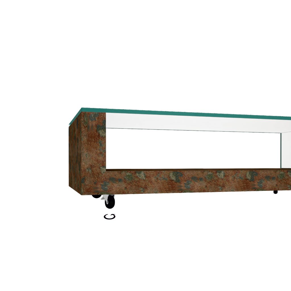 mesa de centro de diseño en mármol Fornix Meddel España