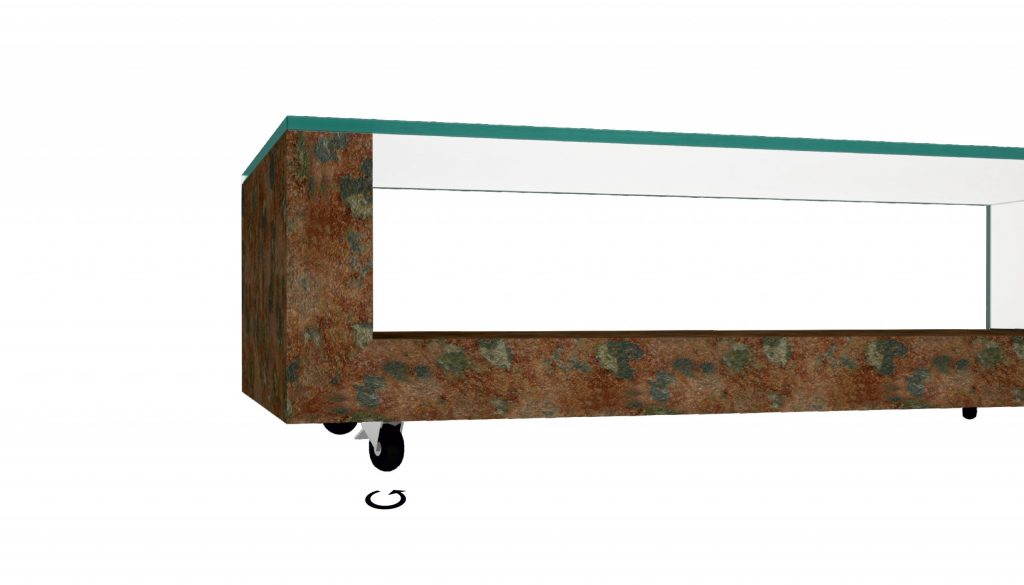 mesa de centro de diseño en mármol Fornix Meddel España