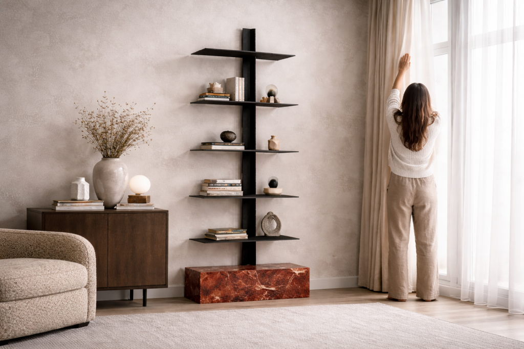 moon estantería diseño mármol Meddel Joaquín Moll