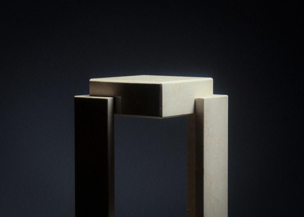 meddel lámpara de mármol diseño Nuria Lázaro