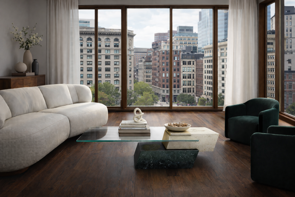 mesa lido café mármol travertino