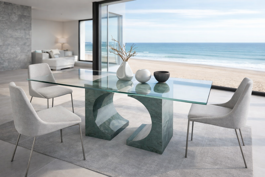 MESA COMEDOR DISEÑO MÁRMOL ALBEDO