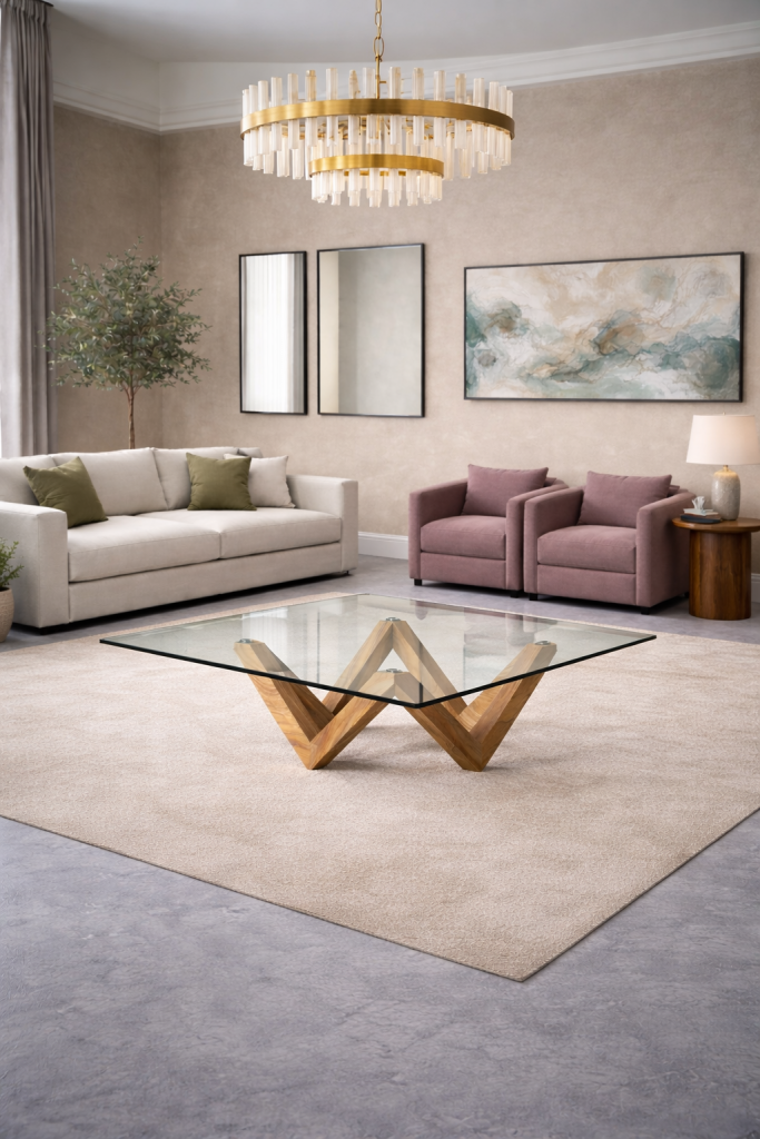 VEGA MESA CENTRO DISEÑO CALIZA MADERA