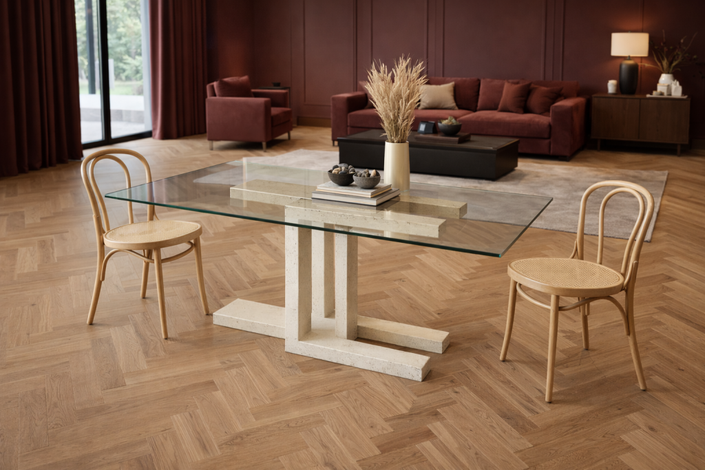 Cher Mesa Mármol Cristal