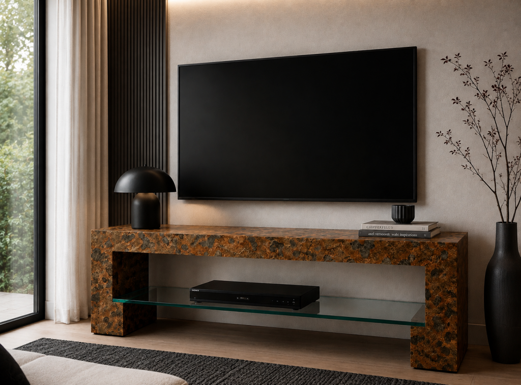 modern-style marble TV stand