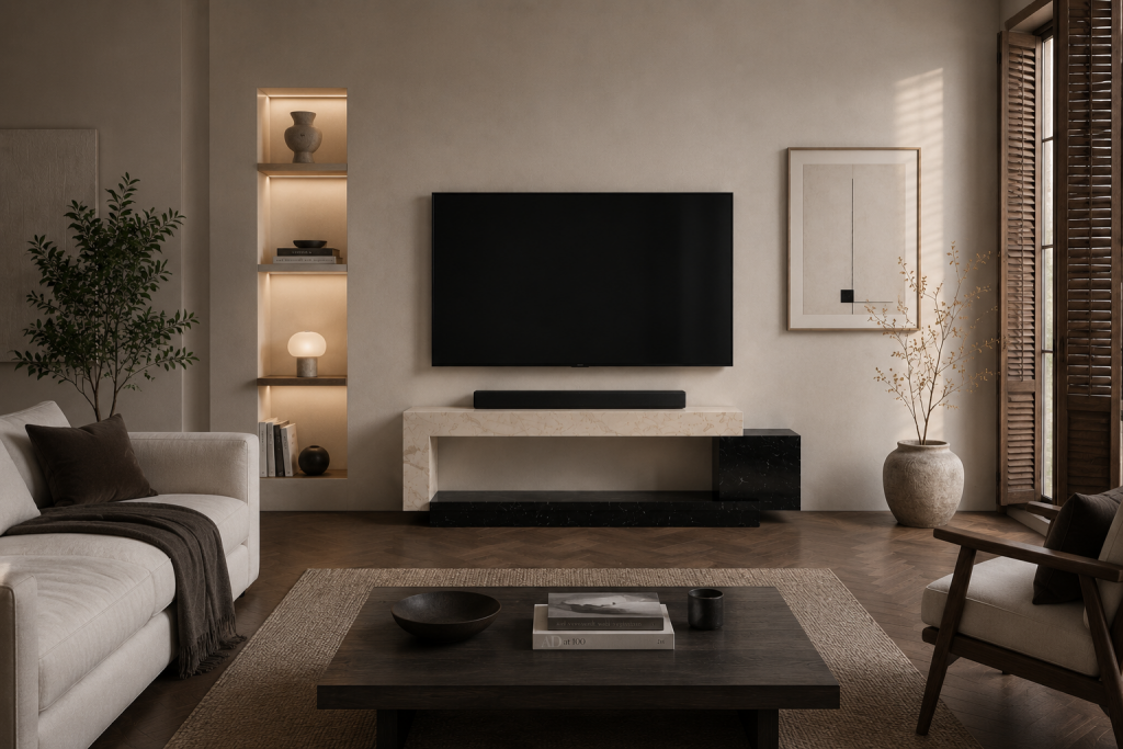 GREDA MARBLE TELEVISION DESIGN TABLE